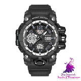 Dual Display Multi-Function Men’s Sports Watch