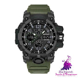 Dual Display Multi-Function Men’s Sports Watch