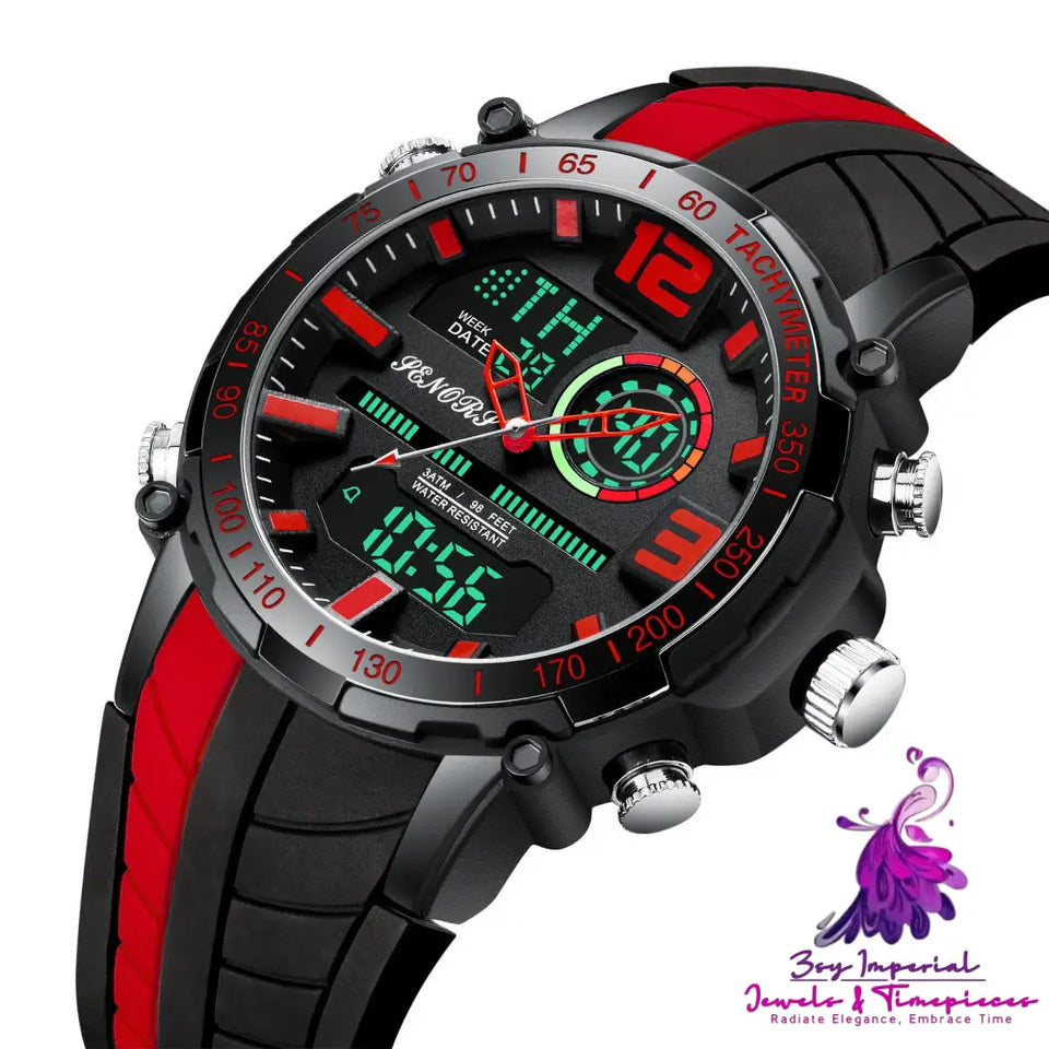 Dual Display Multifunctional Men’s Watch