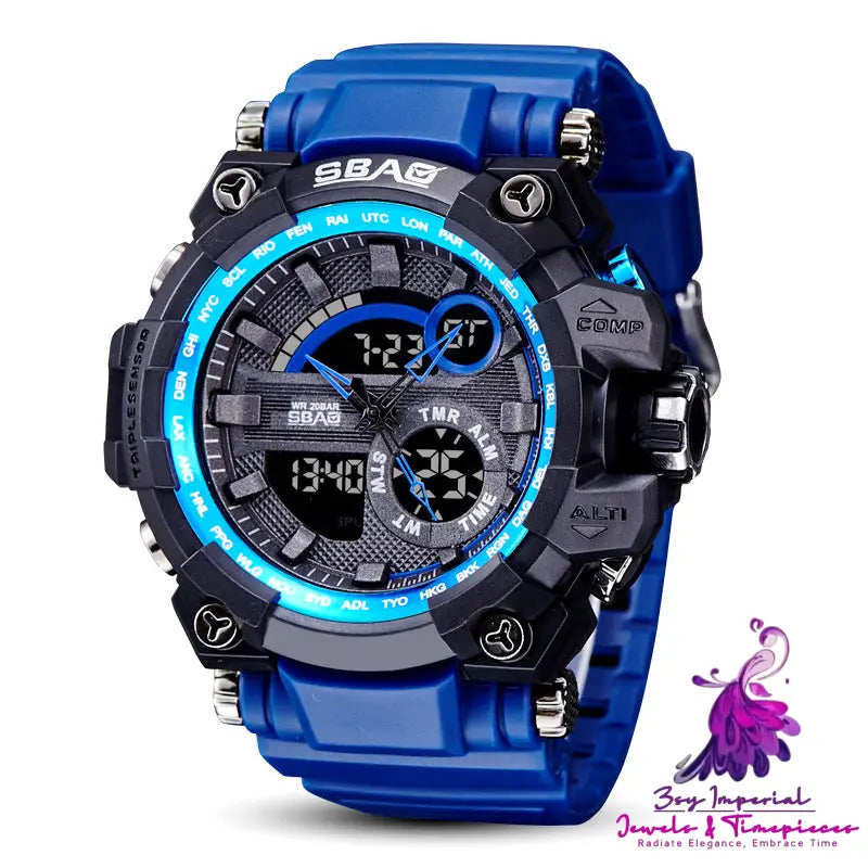 Dual Display LED Outdoor Men’s Watch