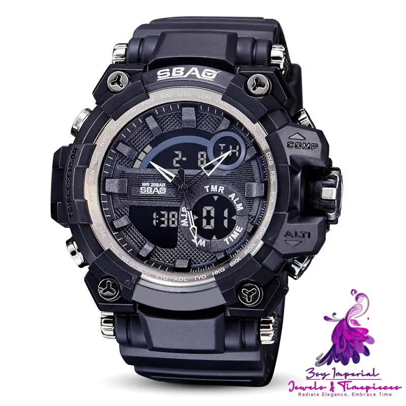 Dual Display LED Outdoor Men’s Watch