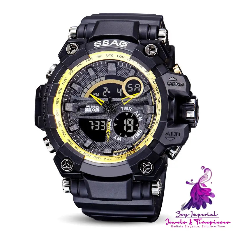 Dual Display LED Outdoor Men’s Watch