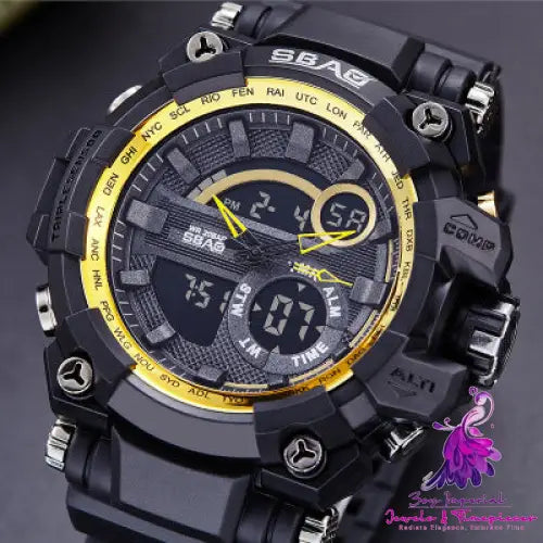 Dual Display LED Outdoor Men’s Watch