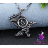 Eagle Wings Pentagram Necklace