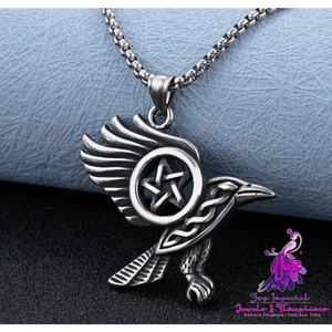 Eagle Wings Pentagram Necklace