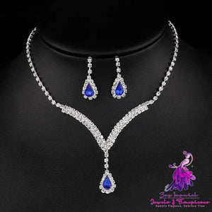 Necklace and Eardrop Set for Women