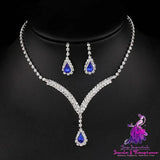 Necklace and Eardrop Set for Women