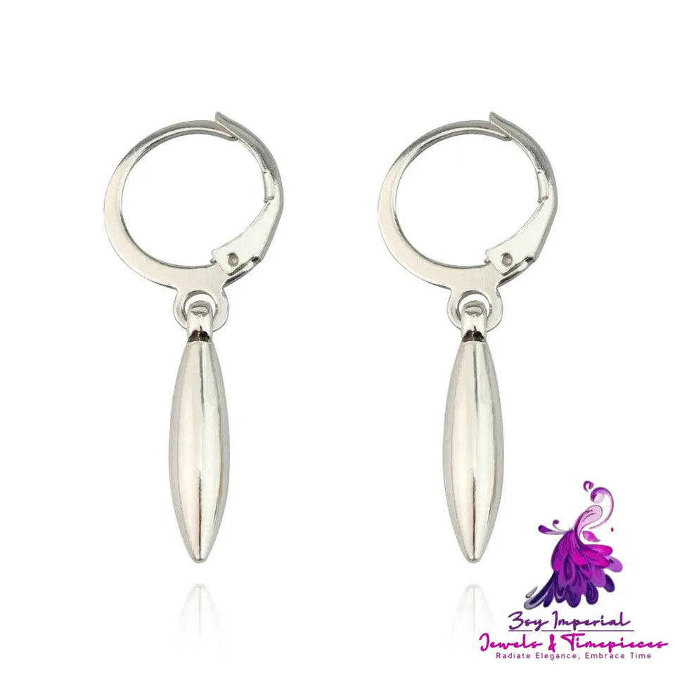 Girls’ Fashion Silver Cone Eardrop Alloy