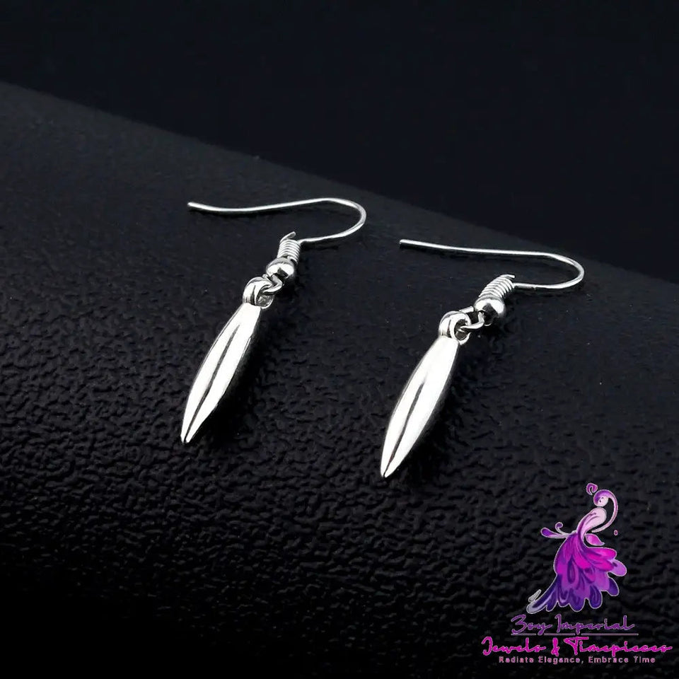 Girls’ Fashion Silver Cone Eardrop Alloy