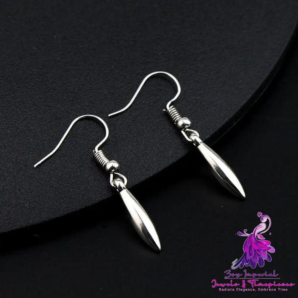 Girls’ Fashion Silver Cone Eardrop Alloy