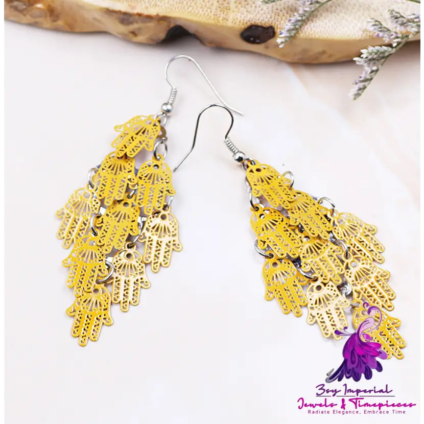 Palm Earrings Eardrops