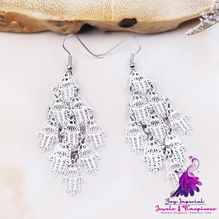 Palm Earrings Eardrops