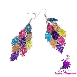 Palm Earrings Eardrops