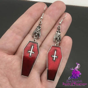 European And American Halloween Ornament Punk Earrings