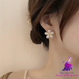 Gentle Flower Pearl Earrings