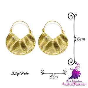 Fashion Retro Female Ornament Earrings Alloy Exaggerated