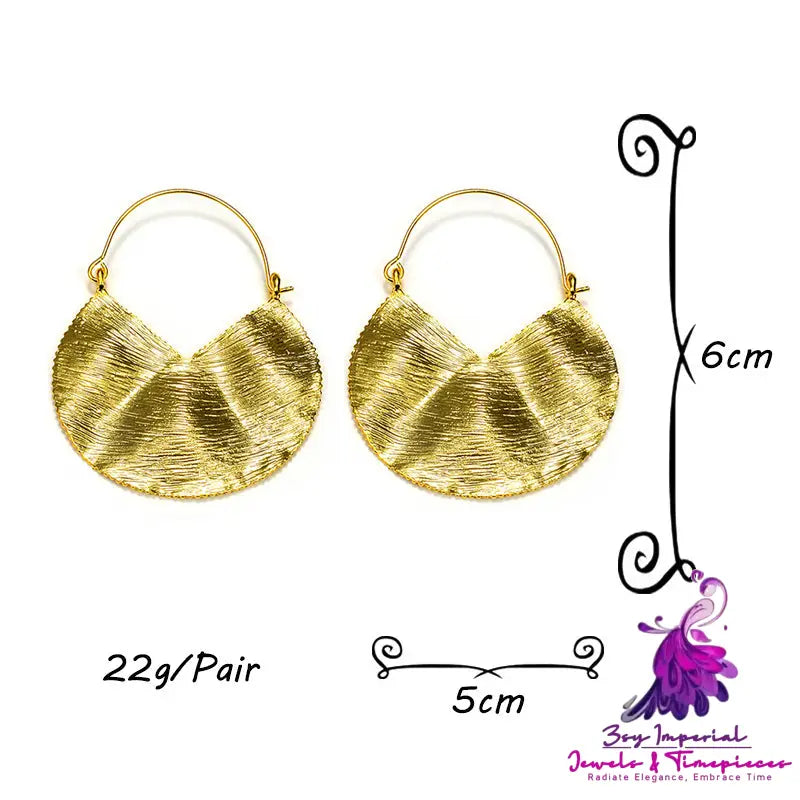 Fashion Retro Female Ornament Earrings Alloy Exaggerated