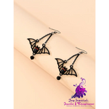 Geometric Halloween Ladies Earrings