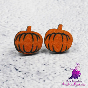 Fashion Personality Horror Halloween Bat Stud Earrings