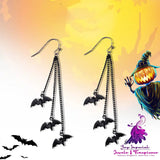 Women’s Fashion Simple Halloween Bat Earrings