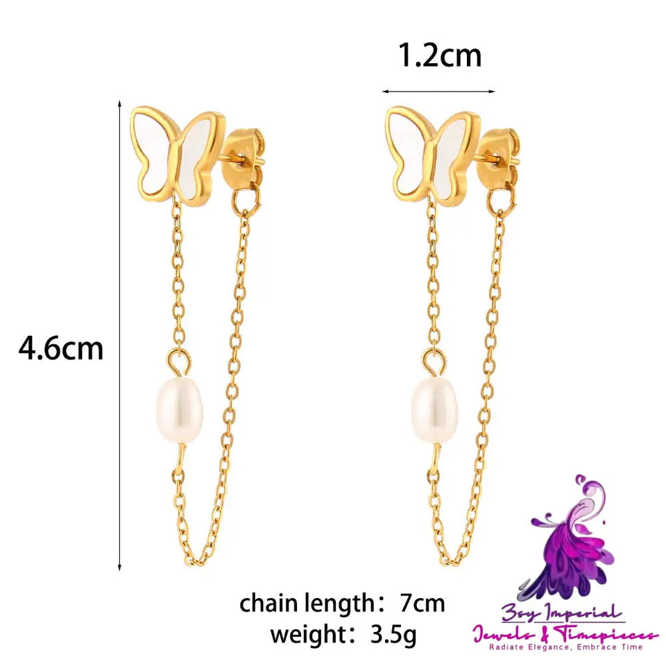 Simple Fashion Personality Earrings Jewelry Stainless Steel