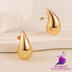 Stylish And Minimalist Water Drop Earrings