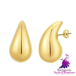 Stylish And Minimalist Water Drop Earrings