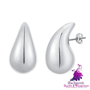 Stylish And Minimalist Water Drop Earrings