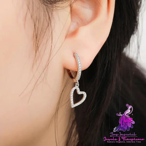 New Fashion Peach Heart Earrings