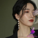 New Style Fashion Pearl Tassel Earrings For Women