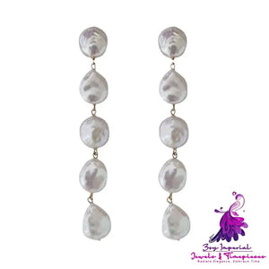 New Style Fashion Pearl Tassel Earrings For Women