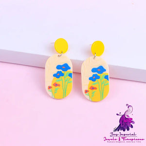 Women’s Fashion Simple Acrylic Earrings