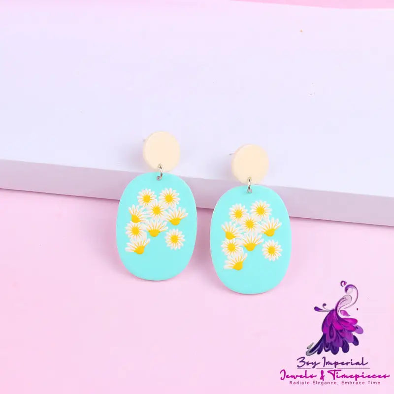 Women’s Fashion Simple Acrylic Earrings