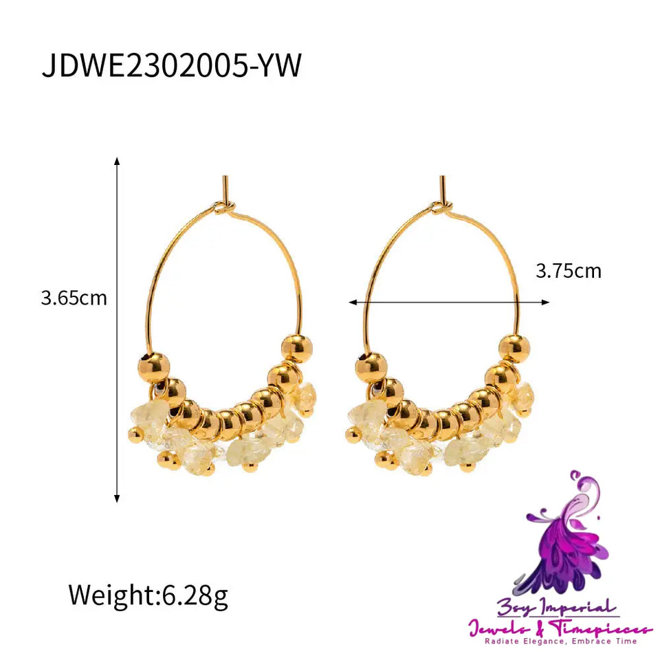 Fashion Titanium Steel Earrings