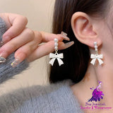 Luxury Pearl Bow Earrings