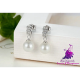 Shell Pearl Earrings