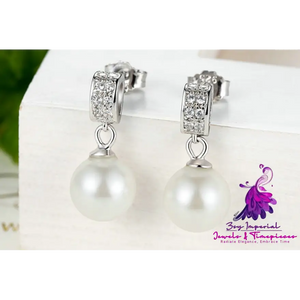 Shell Pearl Earrings