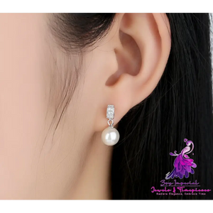 Shell Pearl Earrings