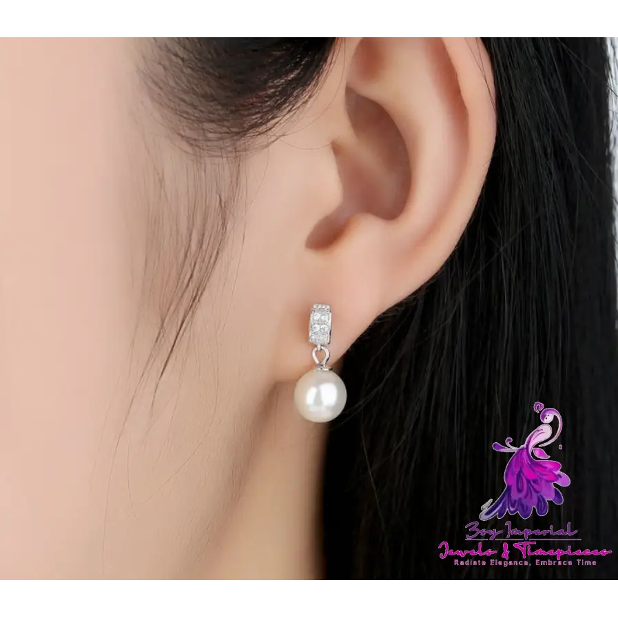 Shell Pearl Earrings