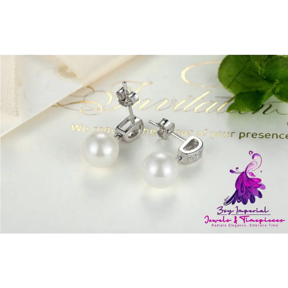 Shell Pearl Earrings