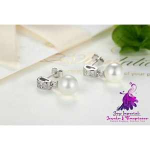 Shell Pearl Earrings