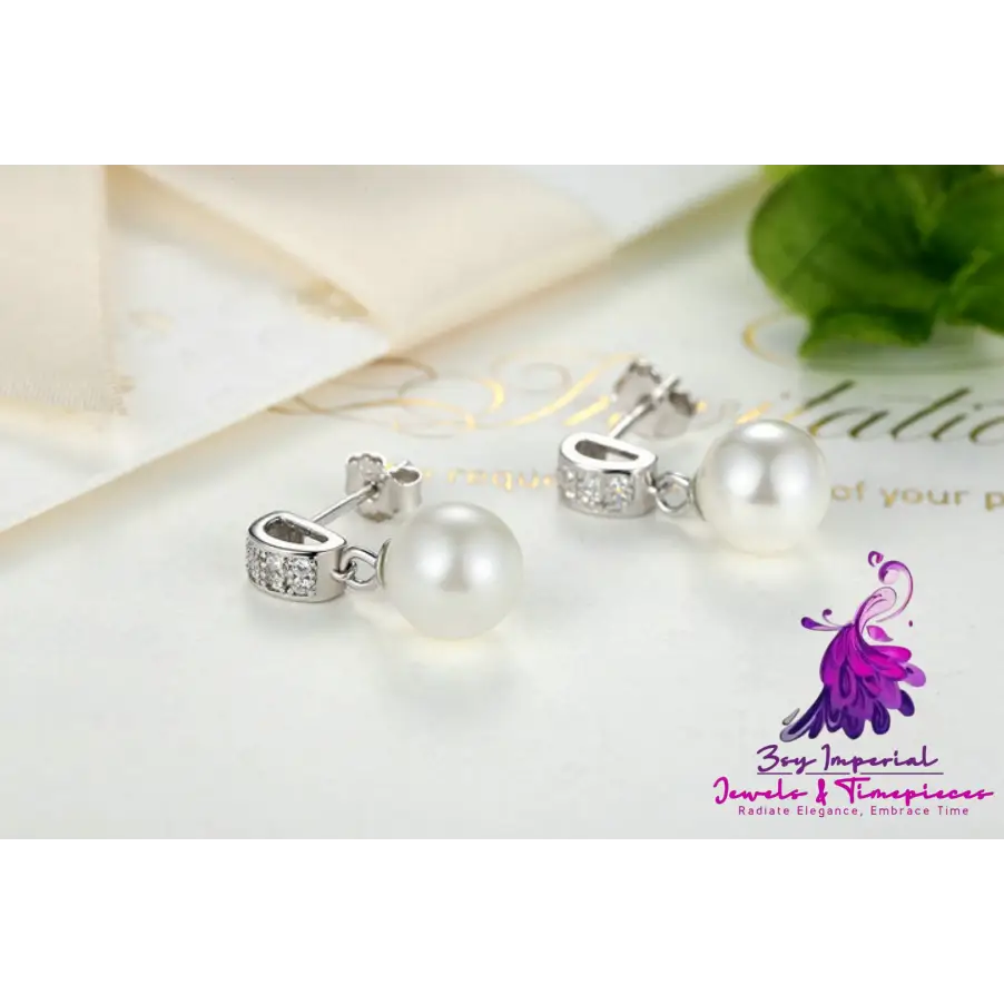 Shell Pearl Earrings