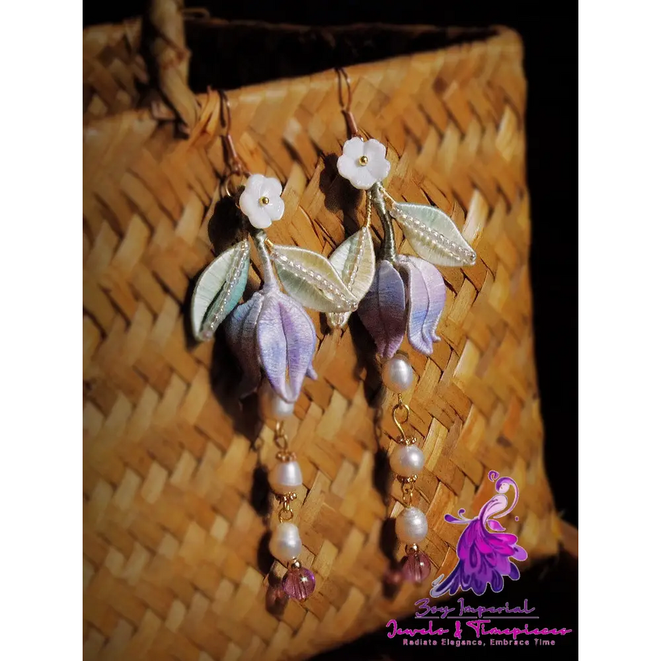 Lily Of The Valley Flower Earrings