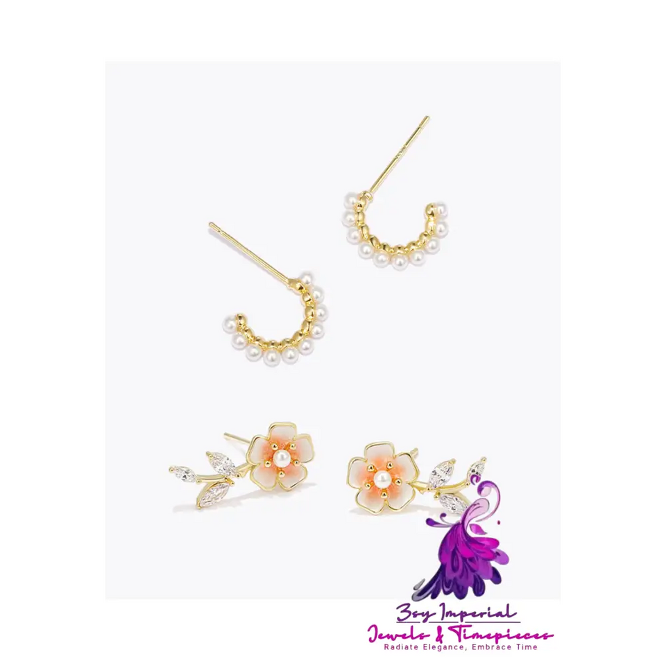 Trendy Flower Earrings