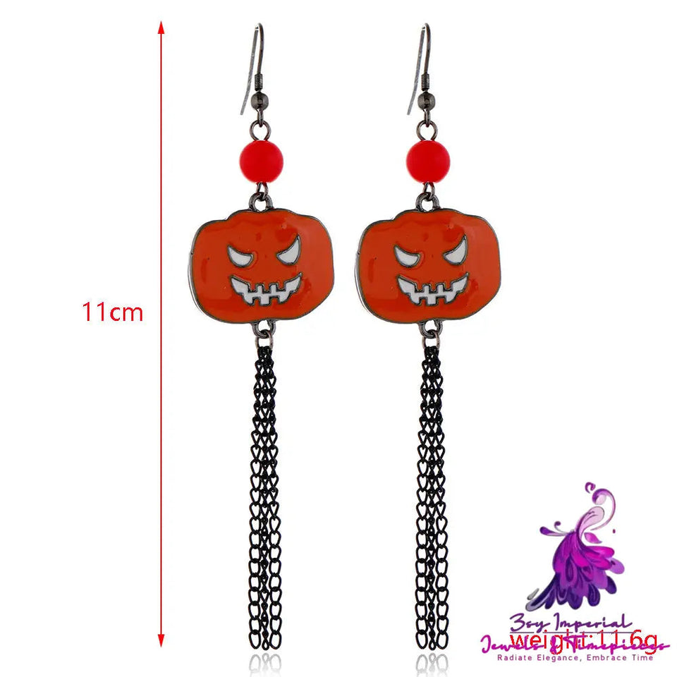 Halloween Series Earrings Horror Funny Personality Skull