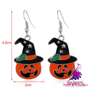 Halloween Series Earrings Horror Funny Personality Skull