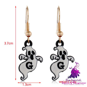 Halloween Series Earrings Horror Funny Personality Skull