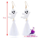 Halloween Series Earrings Horror Funny Personality Skull