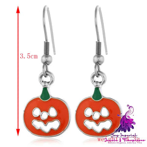 Halloween Series Earrings Horror Funny Personality Skull