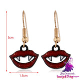 Halloween Series Earrings Horror Funny Personality Skull